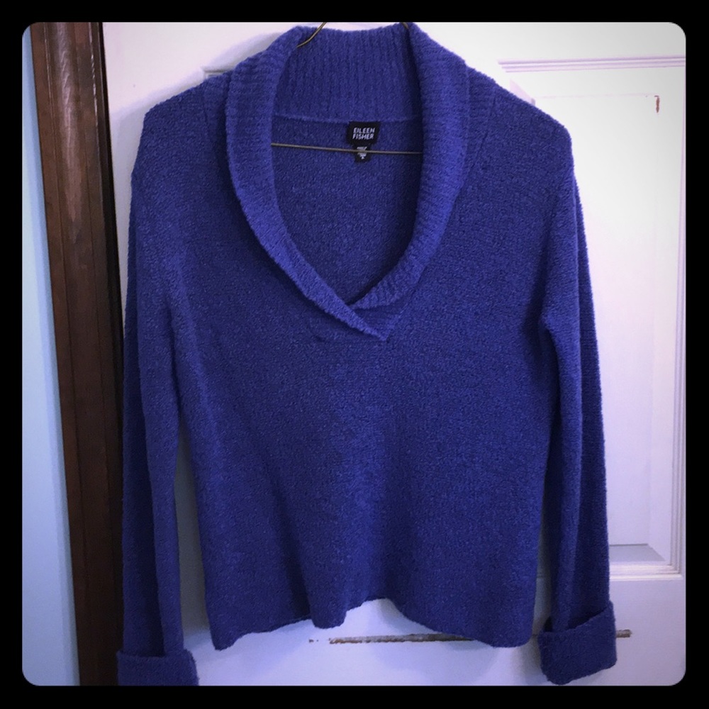 Blue/purple Eileen Fisher sweater